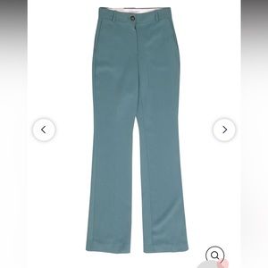 Aritzia Babaton Seafoam Green Denise Trouser Pants Slacks 2 NWT
